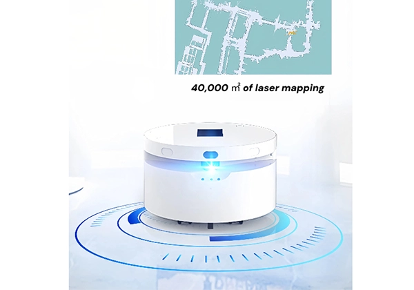 Compact Mobile Robot Chassis for Indoor Delivery, Disinfection, and Patrol Development06