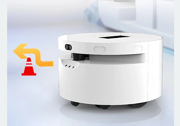 Compact Mobile Robot Chassis for Indoor Delivery, Disinfection, and Patrol Development08